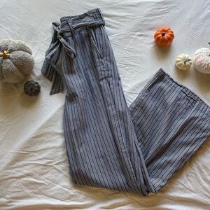 a new day Black and White Striped Wide Leg Pants
